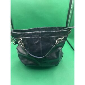 Vintage Coach Brooke Hobo‎ G1276 – F17165 Pebbled NavyLeather Shoulder Bag